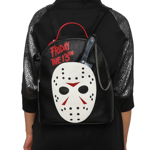 Friday the 13th Jason Mask Mini Backpack with Coin Pouch