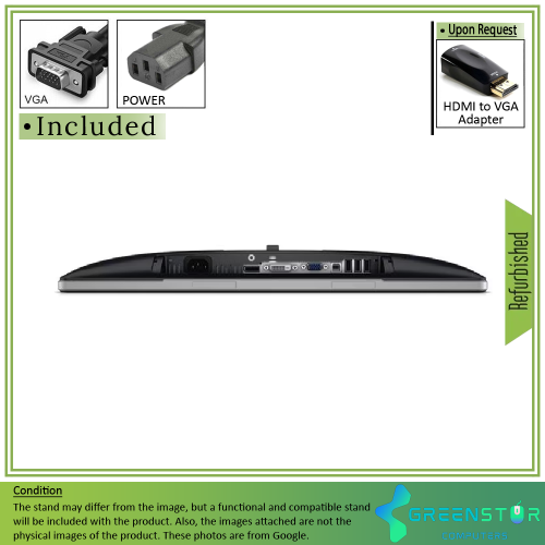 Refurbished(Good) - Dell P2014H 19.5" Widescreen 1600 x 900 HD+ LED Backlight IPS LCD Monitor