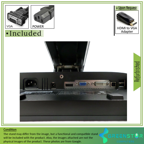 Refurbished(Good) - Dell Professional P1913 19" Widescreen 1400x900 HD+ LED Backlight LCD TN Panel Monitor