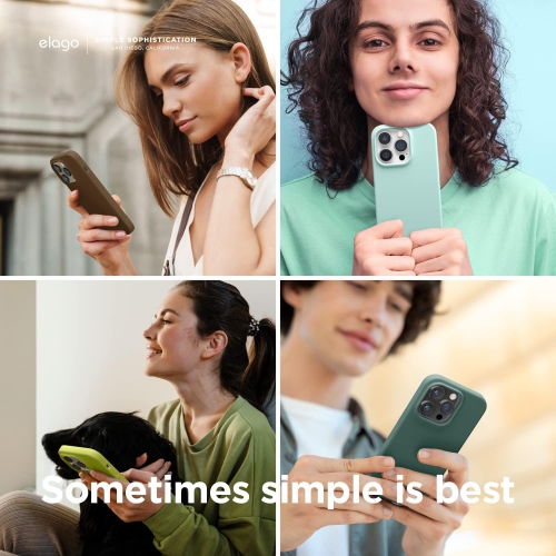 elago Compatible with iPhone 14 Pro Case, Liquid Silicone Case, Full Body Protective Cover, Shockproof, Slim Phone Case, Anti-Scratch Soft Microfiber