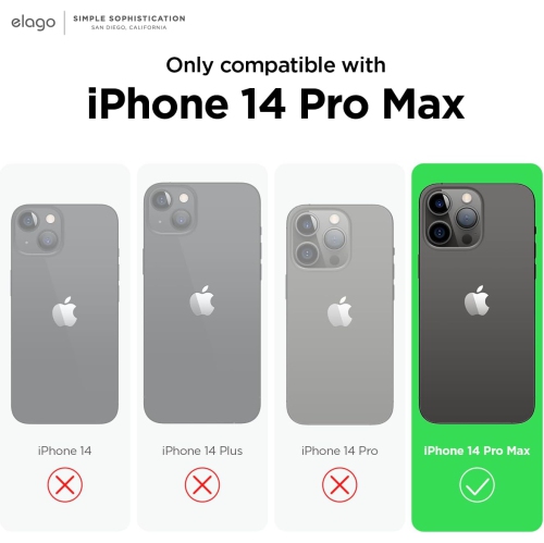 elago Compatible with iPhone 14 Pro Max Case, Liquid Silicone Case, Full Body Protective Cover, Shockproof, Slim Phone Case, Anti-Scratch Soft