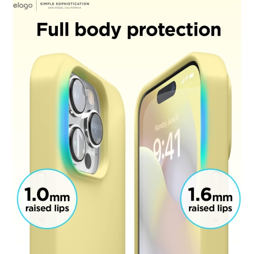 elago Compatible with iPhone 14 Pro Max Case, Liquid Silicone Case, Full Body Protective Cover, Shockproof, Slim Phone Case, Anti-Scratch Soft