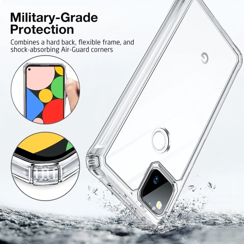 SuperShield [Clear] Case for Google Pixel 4a, Soft Slim Fit Shockproof TPU Lightweight Thin Transparent Cover