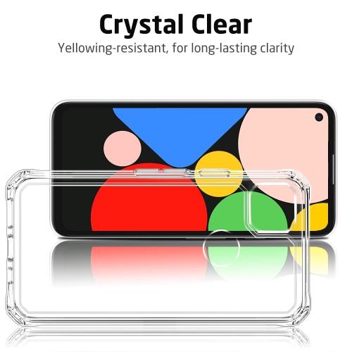 SuperShield [Clear] Case for Google Pixel 4a, Soft Slim Fit Shockproof TPU Lightweight Thin Transparent Cover