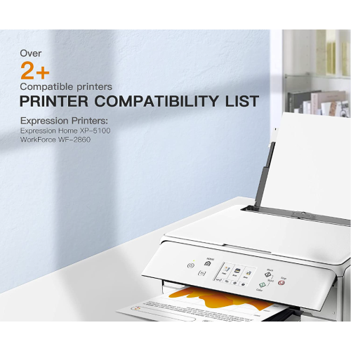 1Set & 1BK Compatible Ink Cartridge Replacement for Epson T202 T202XL to use with Expression Home XP-5100 WorkForce WF-2860 Printer