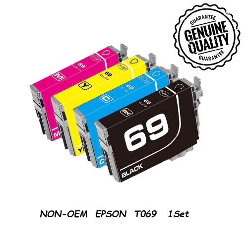 1Set Compatible Ink Cartridge Replacement for Epson 69 T069 for Stylus CX5000 CX6000 CX7000F CX7400 CX7450 CX8400 CX9400F Printer