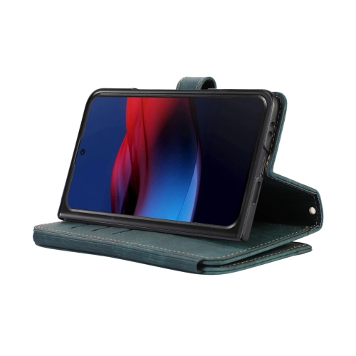 Wallet Case for Google Pixel Fold, 9 Card Slots Retro Leather Wallet Shockproof Flip Cover with Hand Strap Card Slots Zipper Pocket Kickstand Handbag