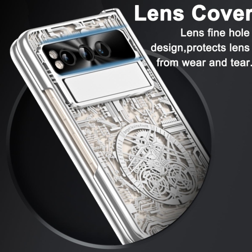 Google Pixel Fold Case, Built-in HD Sensitive Screen Protector Shockproof Hinge Protection Case for Google Pixel Fold