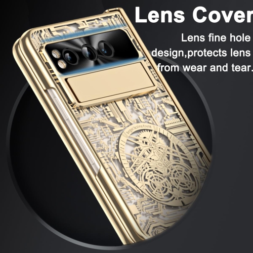 Google Pixel Fold Case, Built-in HD Sensitive Screen Protector Shockproof Hinge Protection Case for Google Pixel Fold