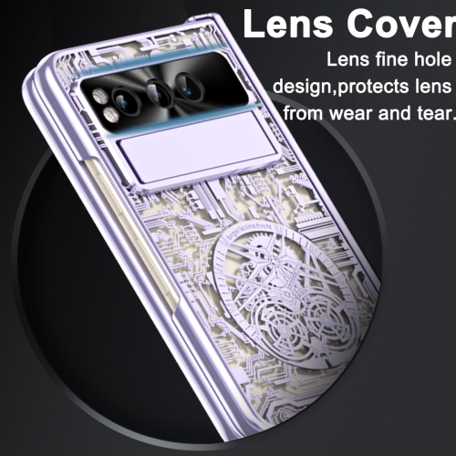 Google Pixel Fold Case, Built-in HD Sensitive Screen Protector Shockproof Hinge Protection Case for Google Pixel Fold