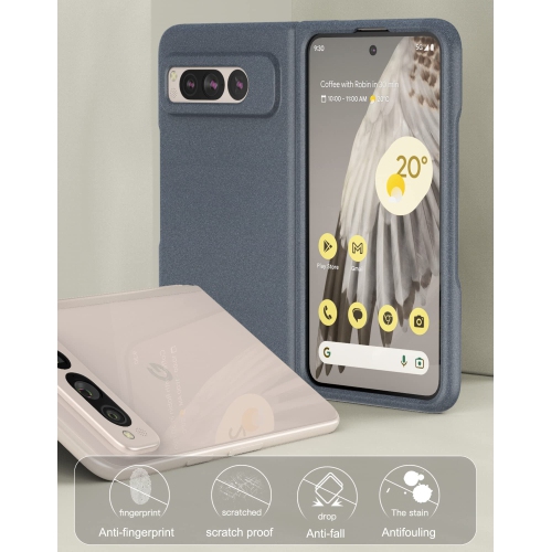 Étui pour Pixel Fold 2023 de Google, PC mince mat avec étui protecteur intégral antidérapant pour Pixel Fold 2023 de Google