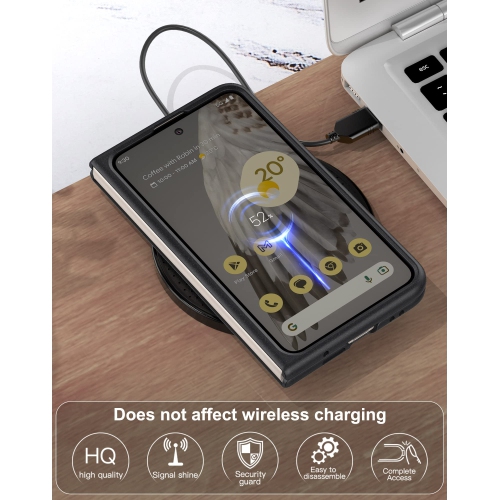 Étui pour Pixel Fold 2023 de Google, PC mince mat avec étui protecteur intégral antidérapant pour Pixel Fold 2023 de Google