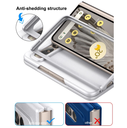 Case for Google Pixel Fold 2023,Thin Slim Fit Matte PC with Non-Slip Full-Body Protection Phone Cover for Google Pixel Fold 2023