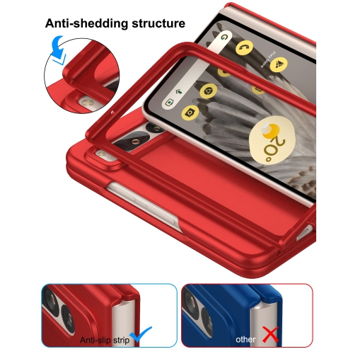 Case for Google Pixel Fold 2023,Thin Slim Fit Matte PC with Non-Slip Full-Body Protection Phone Cover for Google Pixel Fold 2023