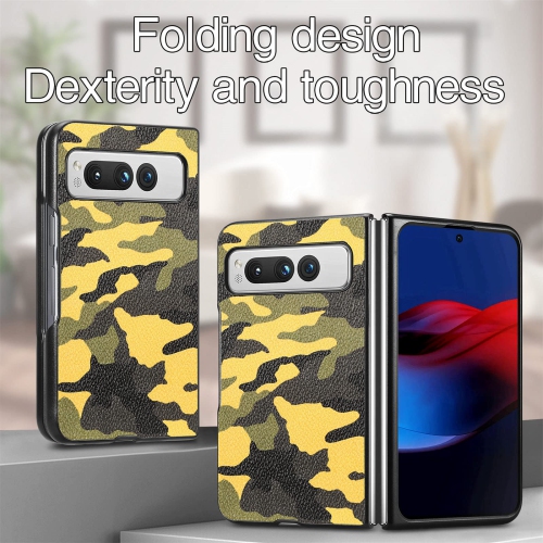 Étui camouflage pour hommes Pixel Fold de Google, étui de téléphone d'extérieur camouflage de qualité militaire pour Pixel Fold de Google