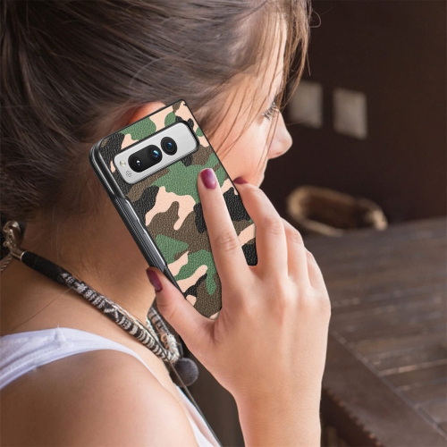 Étui camouflage pour hommes Pixel Fold de Google, étui de téléphone d'extérieur camouflage de qualité militaire pour Pixel Fold de Google