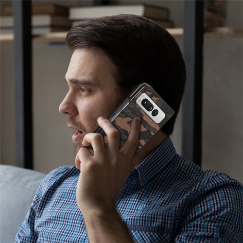 Étui camouflage pour hommes Pixel Fold de Google, étui de téléphone d'extérieur camouflage de qualité militaire pour Pixel Fold de Google