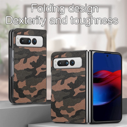 Étui camouflage pour hommes Pixel Fold de Google, étui de téléphone d'extérieur camouflage de qualité militaire pour Pixel Fold de Google
