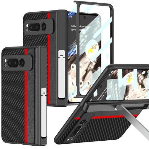 HLD  Google Pixel Fold Case, [Durable Kickstand] [Hinge Safeguard] [Built-In Screen Protector] Heavy Duty Shockproof Protective Case for Google Pixel