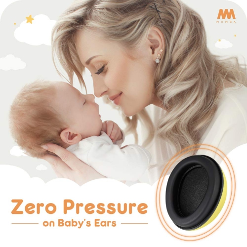 Baby Ear Protection Noise Cancelling Headphones for Babies and Toddlers - Mumba Baby Earmuffs - Ages 3-24+ Months