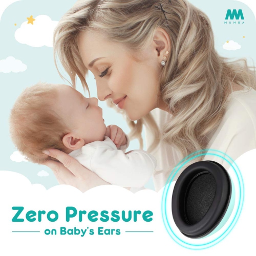 Baby Ear Protection Noise Cancelling Headphones for Babies and Toddlers - Mumba Baby Earmuffs - Ages 3-24+ Months