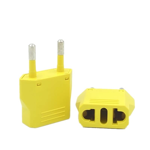 Paquet de 6 adaptateurs de fiche mâle de voyage US/CA vers prise mâle d'alimentation universelle Entrée de convertisseur de prise murale USA/Canada