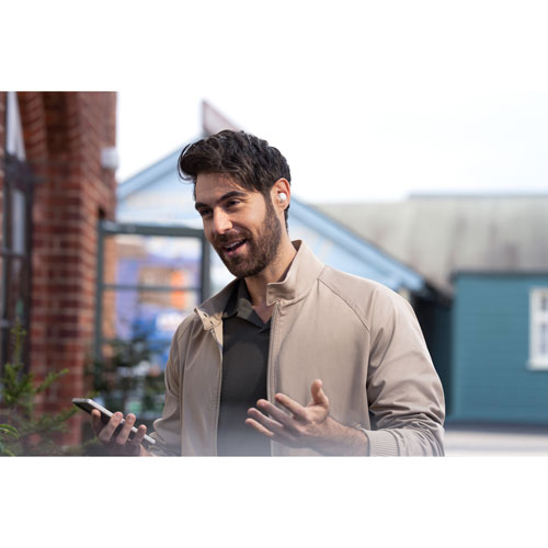 Écouteurs boutons 100 % sans fil à suppression du bruit WF1000XM5 de Sony - Argenté