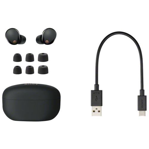 Écouteurs boutons 100 % sans fil à suppression du bruit WF1000XM5 de Sony - Noir