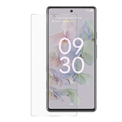 TopSave [1 pièces] verre trempé « PLAT », dureté 9H, compatible avec les étuis pour Google Pixel 7A