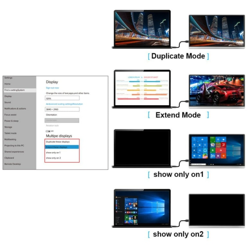 UPERFECT 4K UHD 15.6" Portable Monitor IPS Screen 3840*2160 Display For Raspberry Pi 2023