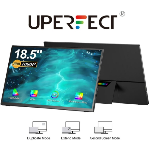 2023 New Release] UPERFECT 18.5 Portable Monitor, W/ Atmosphere