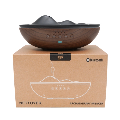 GS NETTOYER, Aroma Diffuser, Multi Colored LED, Aromatherapy Speaker for SPA, Yoga and Meditation, Easy Bluetooth connectivity to Mobile Devices.
