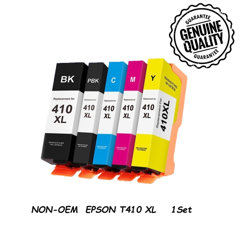 1set remplacement de cartouche d’encre compatible pour Epson T410 T410XL à utiliser avec l’imprimante expression XP-640 XP-830 XP-7100 XP-530 XP-630