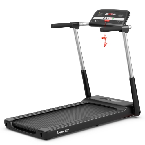 Tapis roulant électrique repliable à DEL Superfit 2,25 CV avec tapis roulant Control Gym
