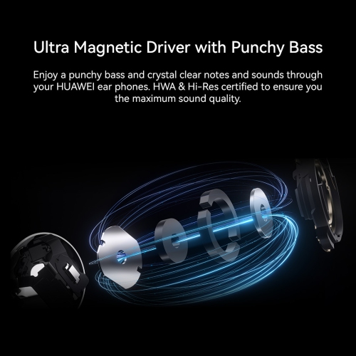 HUAWEI FreeBuds 5 Wireless Earbuds - Bluetooth Earphones with Noise Cancelling, Curved In Ear with Optimal Fit, Long Battery Life, Water Resistant,