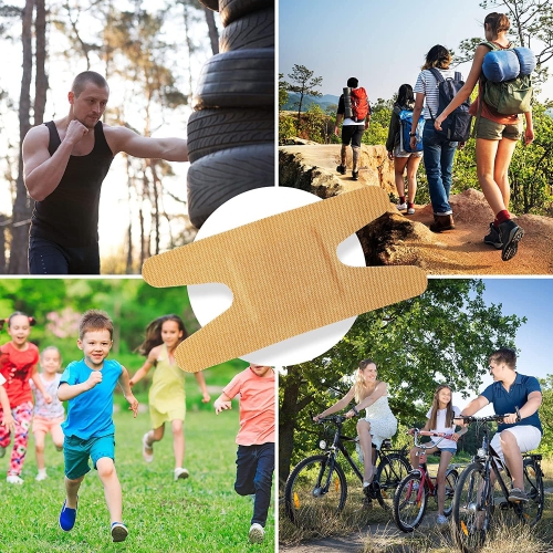 Flexible Fabric Bandages - Flex Fabric Adhesive Bandages Knuckle Bandages for Finger Care and to Protect Wounds from Infection -