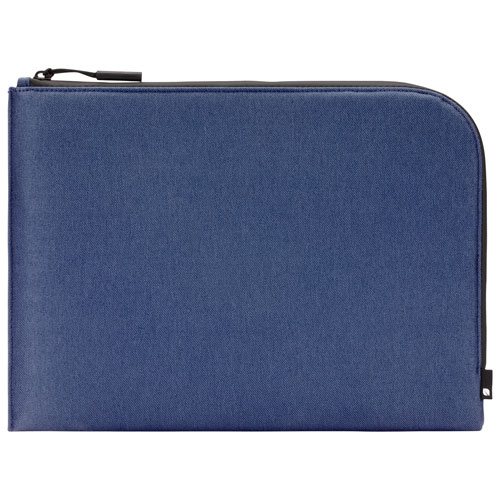 Housse Facet d'Incase en tissu croisé recyclé pour MacBook de 16 po - Bleu marine