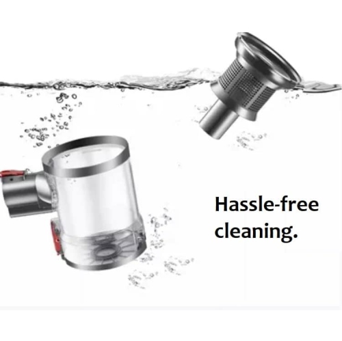 Clean Plus Powerful Cordless Stick Vacuum - Black and silver