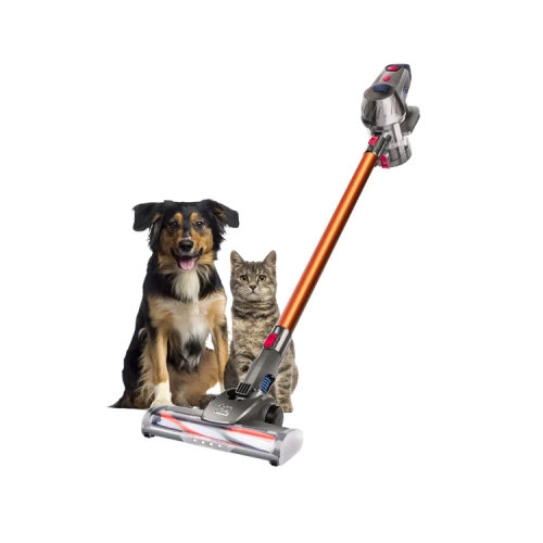 Clean Plus Powerful Cordless Stick Vacuum - Black and silver