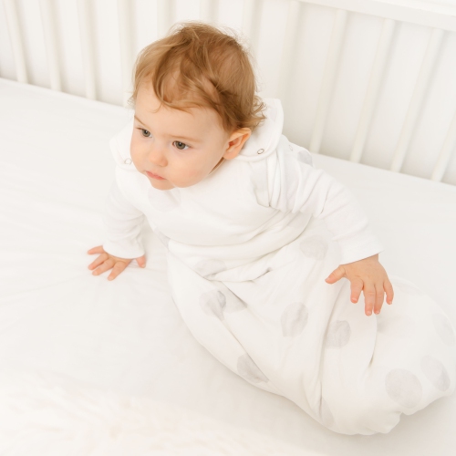 Sac de couchage en coton biologique Glitter & Spice de 1,0 tog - bokeh vaporeux