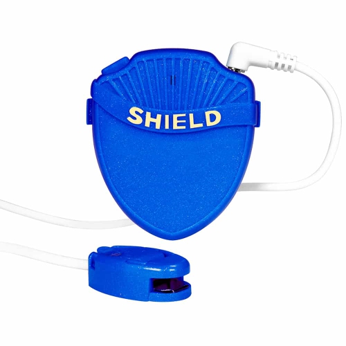 Shield prime – Enurésis d’alarme de mouillage de lit pour garçons et filles avec tonalité forte, lumière et vibration, bleu