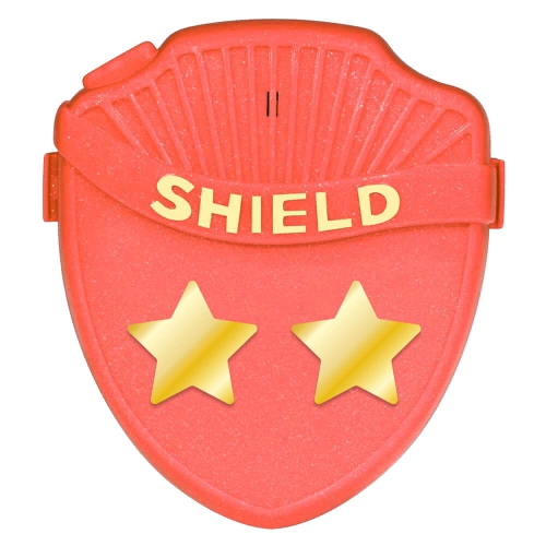 Shield Prime Bedwetting Alarm Enuresis for Boys & Girls with Loud Tone, Light & Vibration, Red