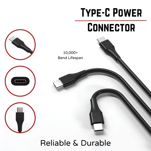 BATTDEPOT Latitude 13 7350 65W DC5-20V USB C Type C Laptop AC Adapter Charger