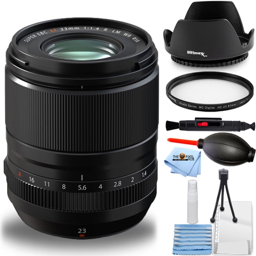 FUJIFILM XF 23mm f/1.4 R LM WR Lens 16746539 - 7PC Accessory