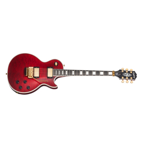 Courtepointe Alex Lifeson les Paul Axcess d'Epiphone - Rouge rubis