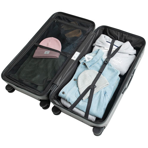 Valise de cabine rigide de 31,89 po Heritage de Herschel - Noir