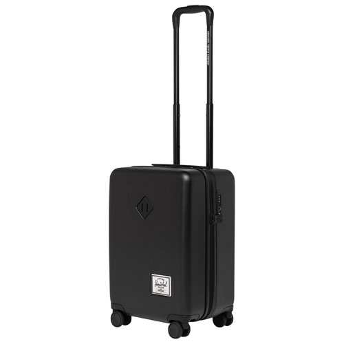 Herschel Supply Heritage 19.69" Hard Side Carry-On Luggage - Black