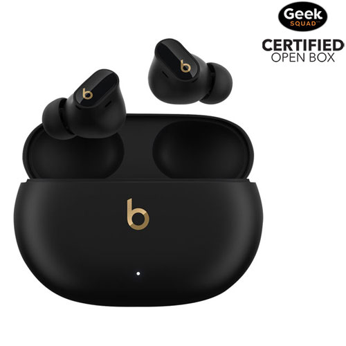 Open Box - Beats By Dr. Dre Studio Buds + In-Ear Noise Cancelling True Wireless Earbuds - Black/Gold
