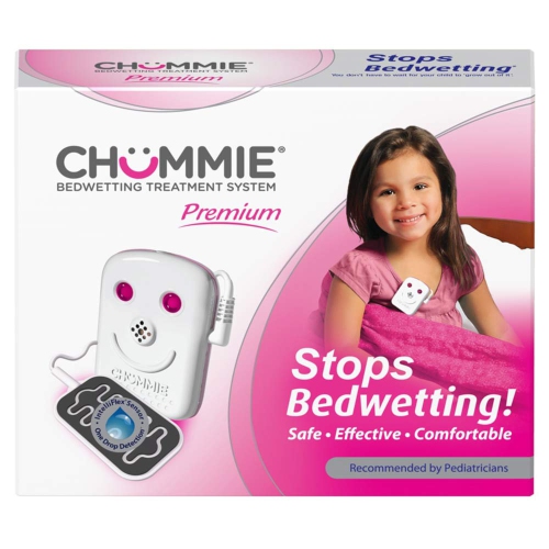 Chummie Premium Bedwetting Alarm for Deep Sleepers - Award Winning, Clinically Proven System with Loud Sounds, Bright Lights and Strong Vibrations,