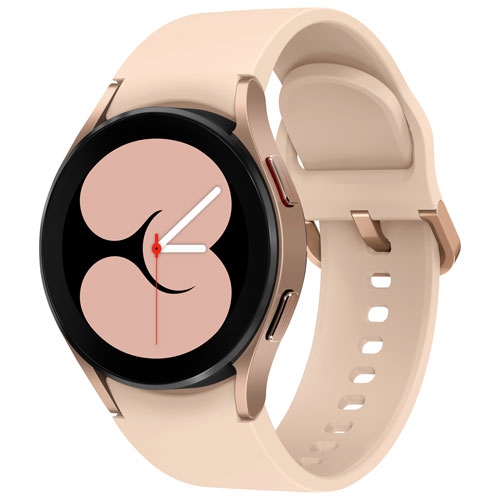 Refurbished - Samsung Galaxy Watch4 40mm Smartwatch w/ Heart Rate Monitor - Pink Gold